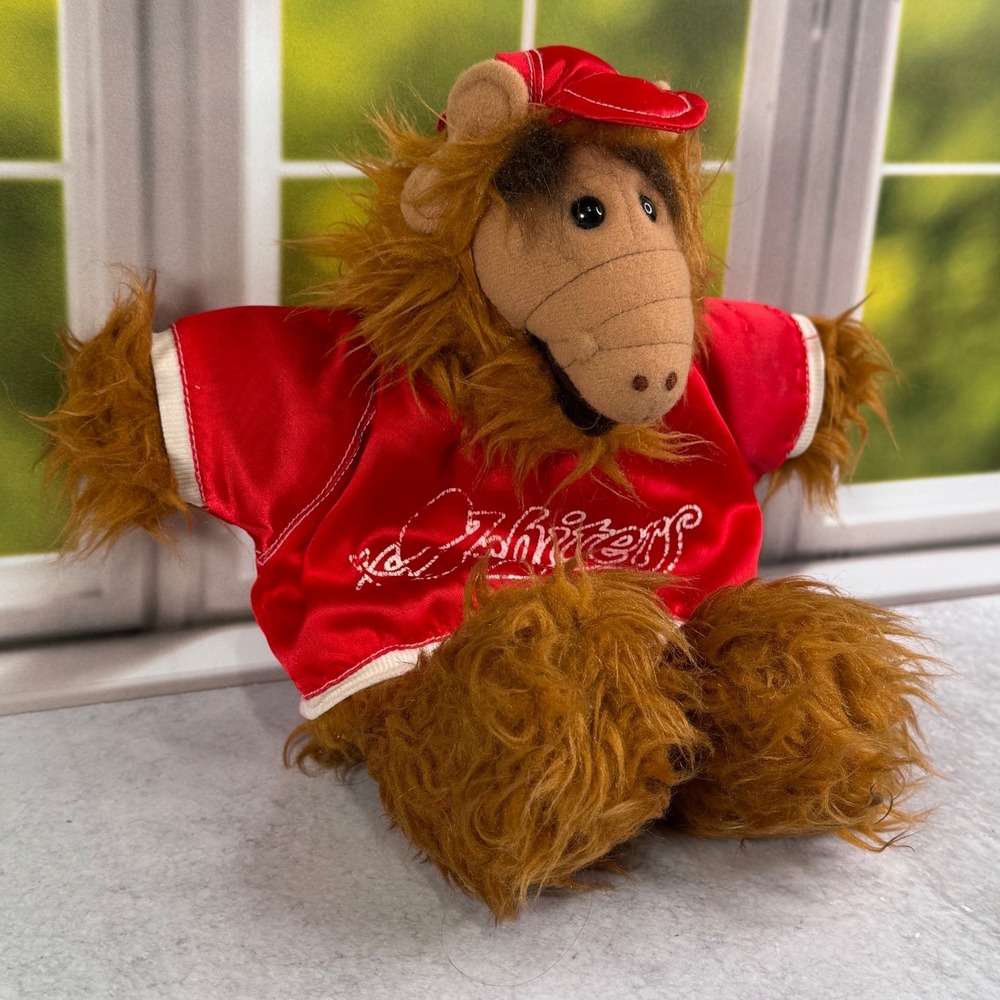 Vintage ALF The Alien ORBITERS 1980s Plush Hand Puppet Burger King Toy 1988